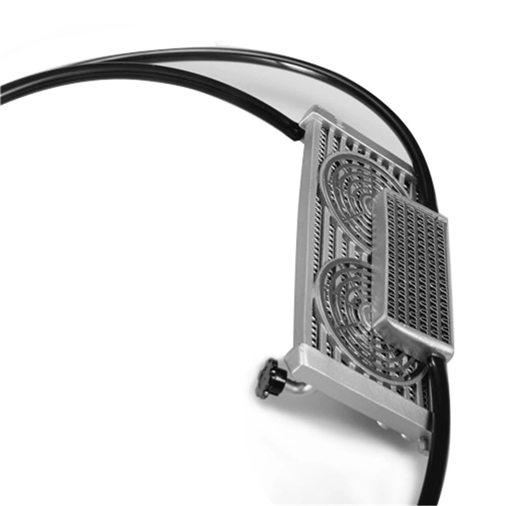 Охлаждающая коробка для резервуара воды бак радиатора Traxxas TRX4 JEEP Corvette V8 Engine LS3 RC