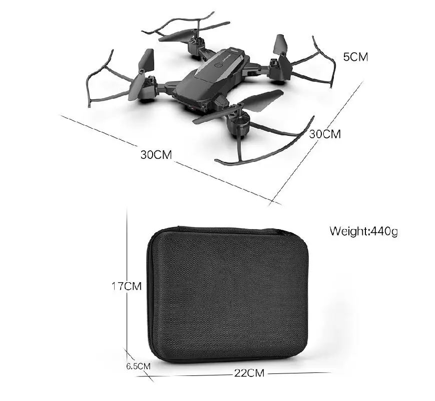 Радиоуправляемый Дрон с 4K HD камерой Follow Me высота удерживание широкий угол WiFi FPV