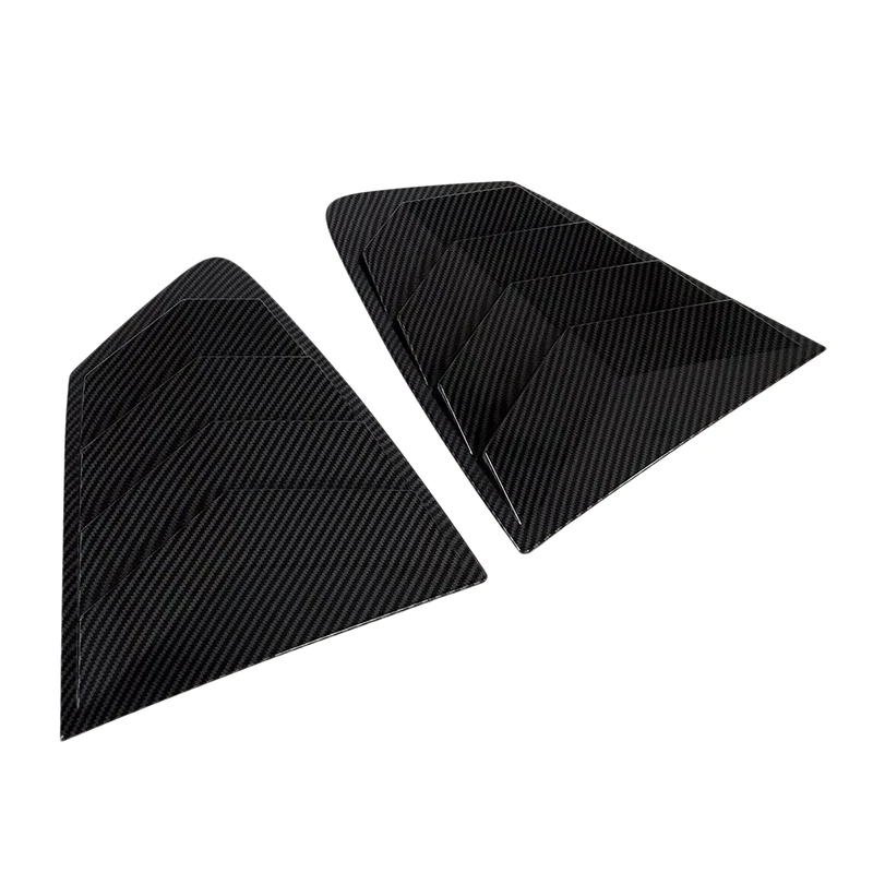 

Carbon Fiber Rear Tail Louvers Window Shutters Cover Trim Decoration Accessories Fit for Mazda 3 Sedan 2019 2020