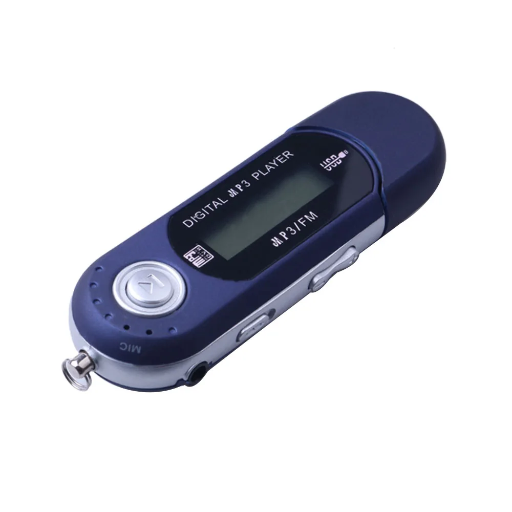 Цифровой mp3-плеер USB с ЖК-дисплеем поддержкой TF-карты 32 ГБ и FM-радио микрофоном