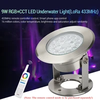 9w rgbcct led underwater light for pools ponds fountains lora 433mhz dc12v waterproof ip68 landscape lamp can appvoice control