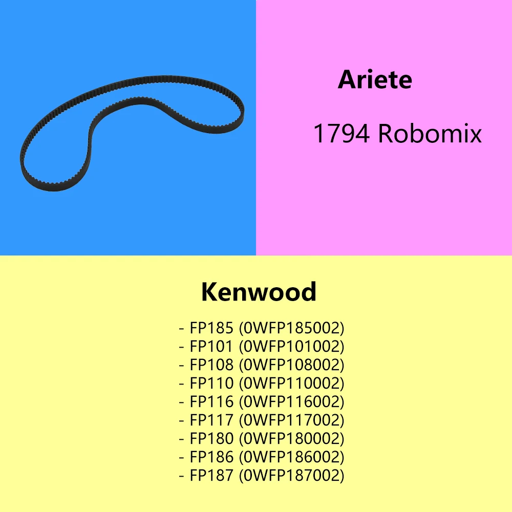 2 шт. хлебопечка машина пояс 486 P3M 6V Запчасти для транспортера Kenwood KW634710 Ariete