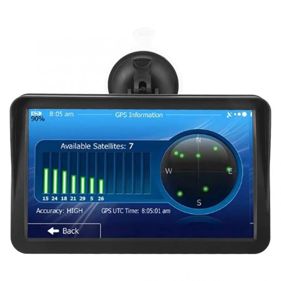 9 дюймовый автомобильный портативный 7 емкостный сенсорный экран GPS навигатор для