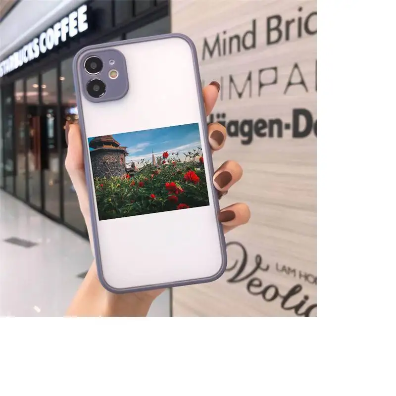 

Cottagecore Style Phone Case Matte For iPhone 12 Mini 11 Pro XR XS Max 7 8 Plus X Hard PC Back Cover
