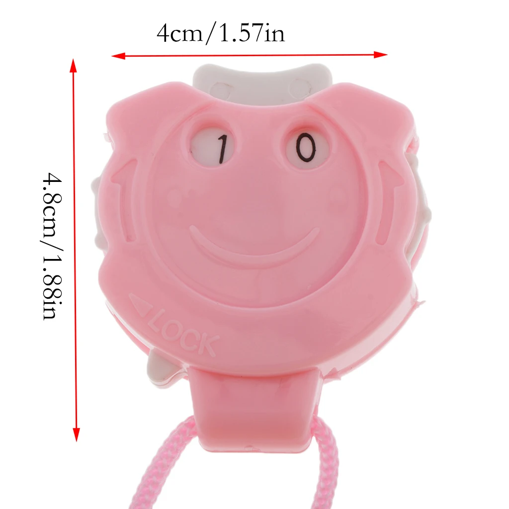 Миниатюрный вязальный крючком счетчик-Кнопка цифровой кулон Стильный Стич Tally