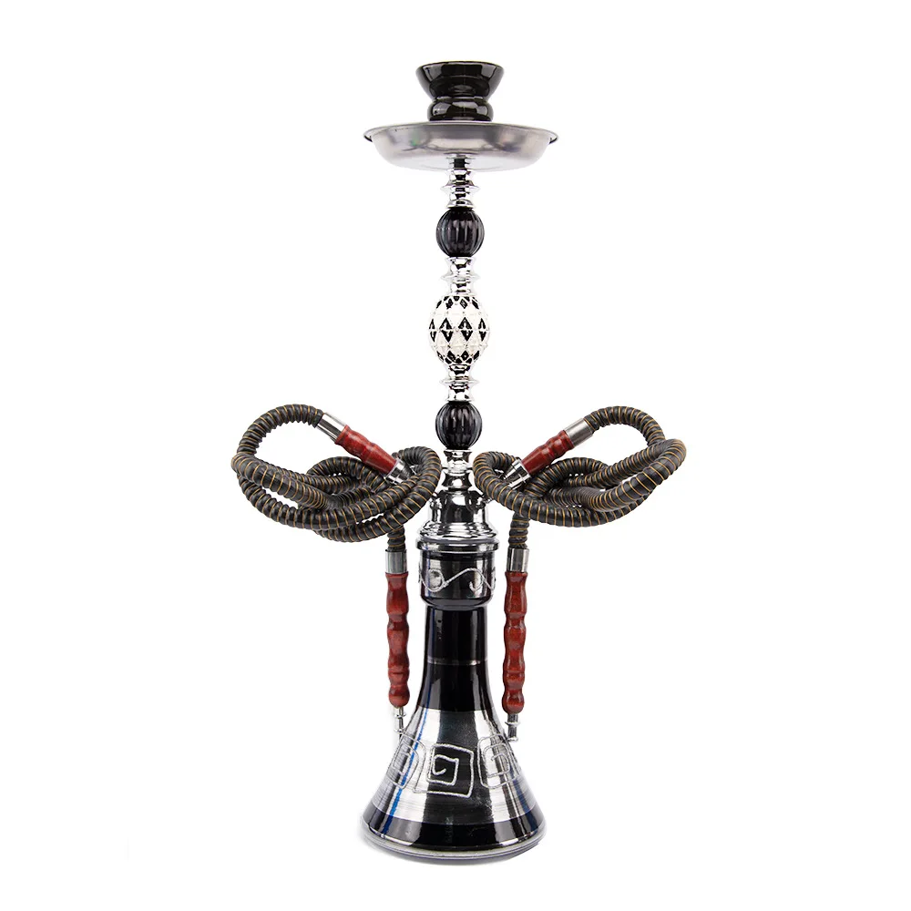 

Стеклянный кальян DEJAYA, набор наргиле с двойным шлангом, аксессуары для курения