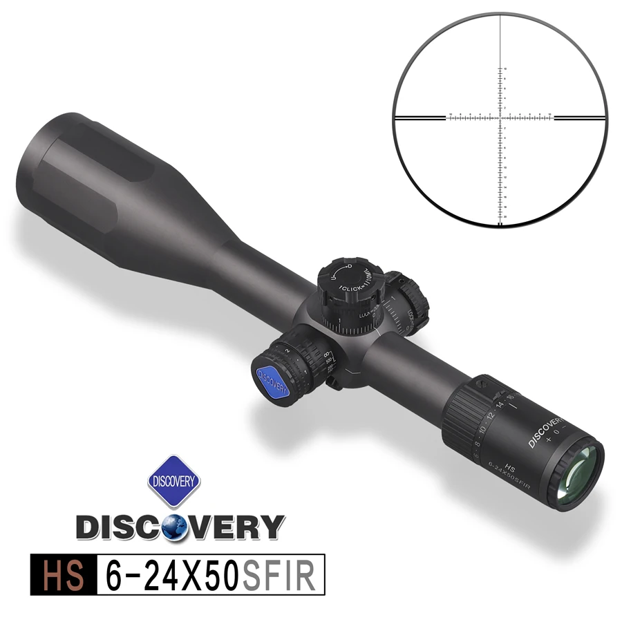 

Охотничий прицел Discovery HS 6-24X50SFIR, диаметр трубы 30 мм, с подсветкой