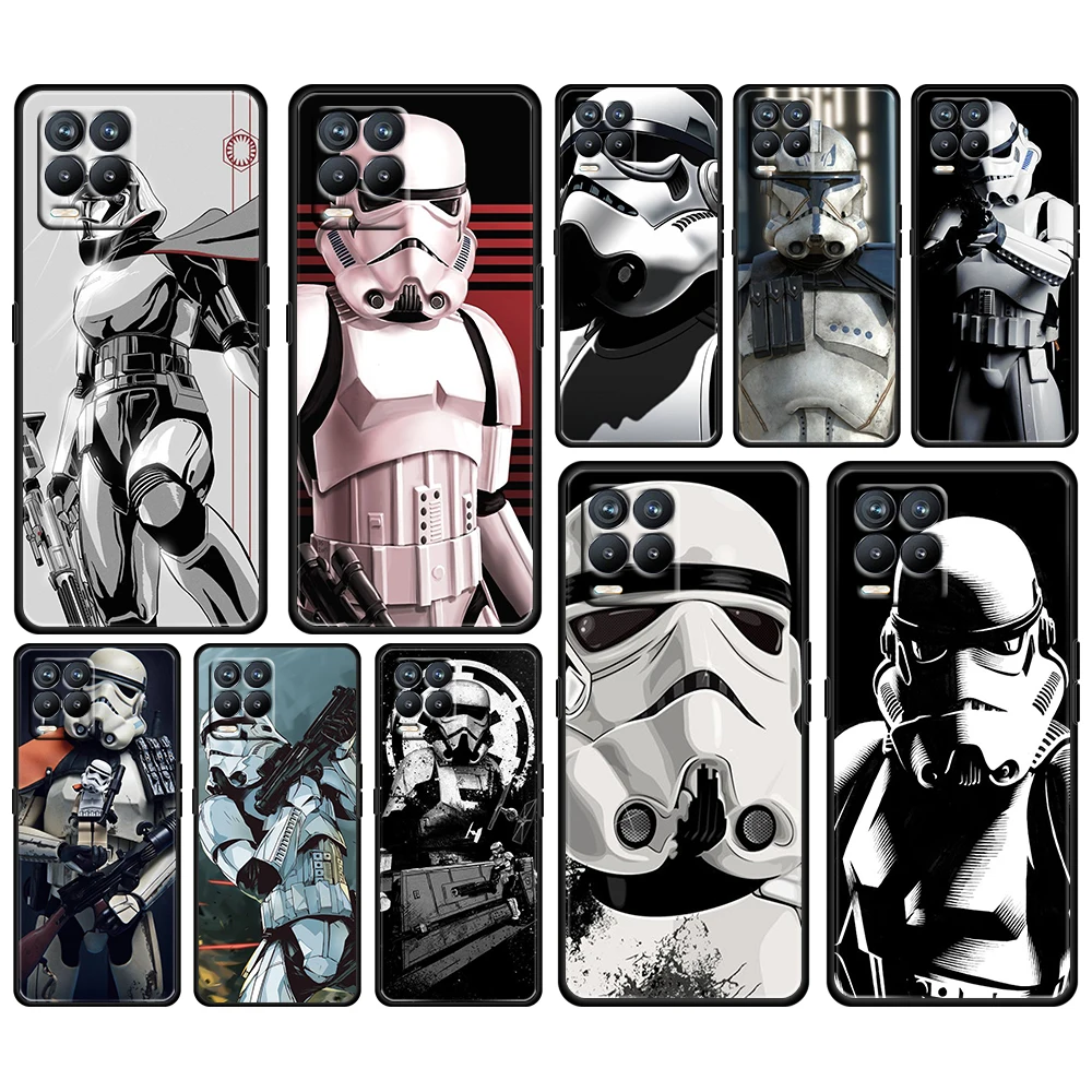 Штурмовик Звездные войны для OPPO Realme Narzo 30 20 8 8i 7 6 5 3 2 Pro Global 5G Мягкий ТПУ силиконовый