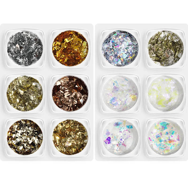 Bittb гель лак для ногтей блестки AB Цвет голографические золотые серебряные пряди