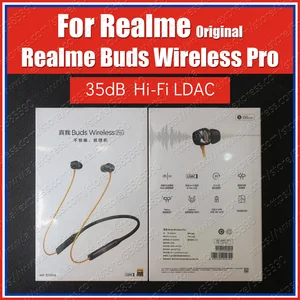 rma2082020 ldac 35db original oppo realme buds air wireless pro bluetooth earphones neckband headsetactive noise cancellation free global shipping