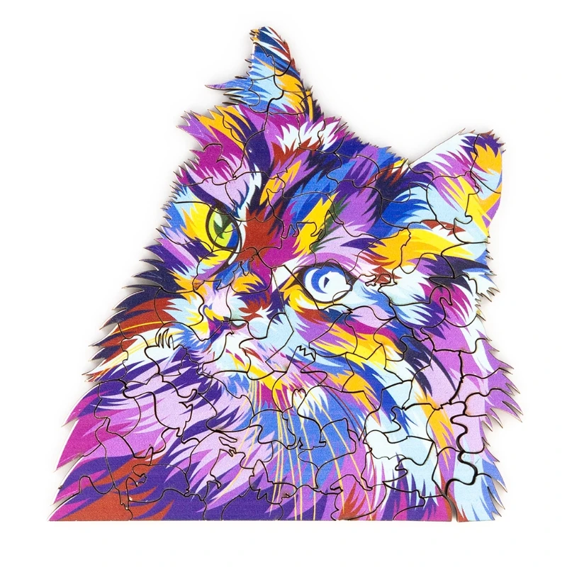 

Wall Mounted Puzzle Customized Jigsaw Art Crafts Painting for Pressure Relieving