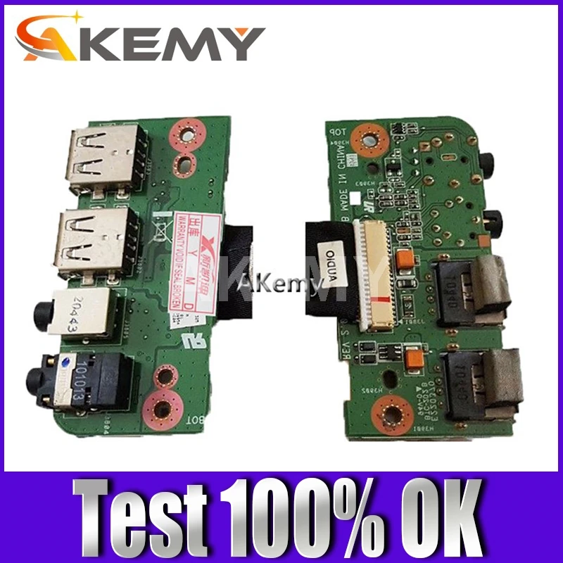 Akemy для For Asus N53 N53JN N53S N53SV N53SM N53JF N53JG N53JL N53D N53DA N53T N53TA N53TK USB аудио плата работает |