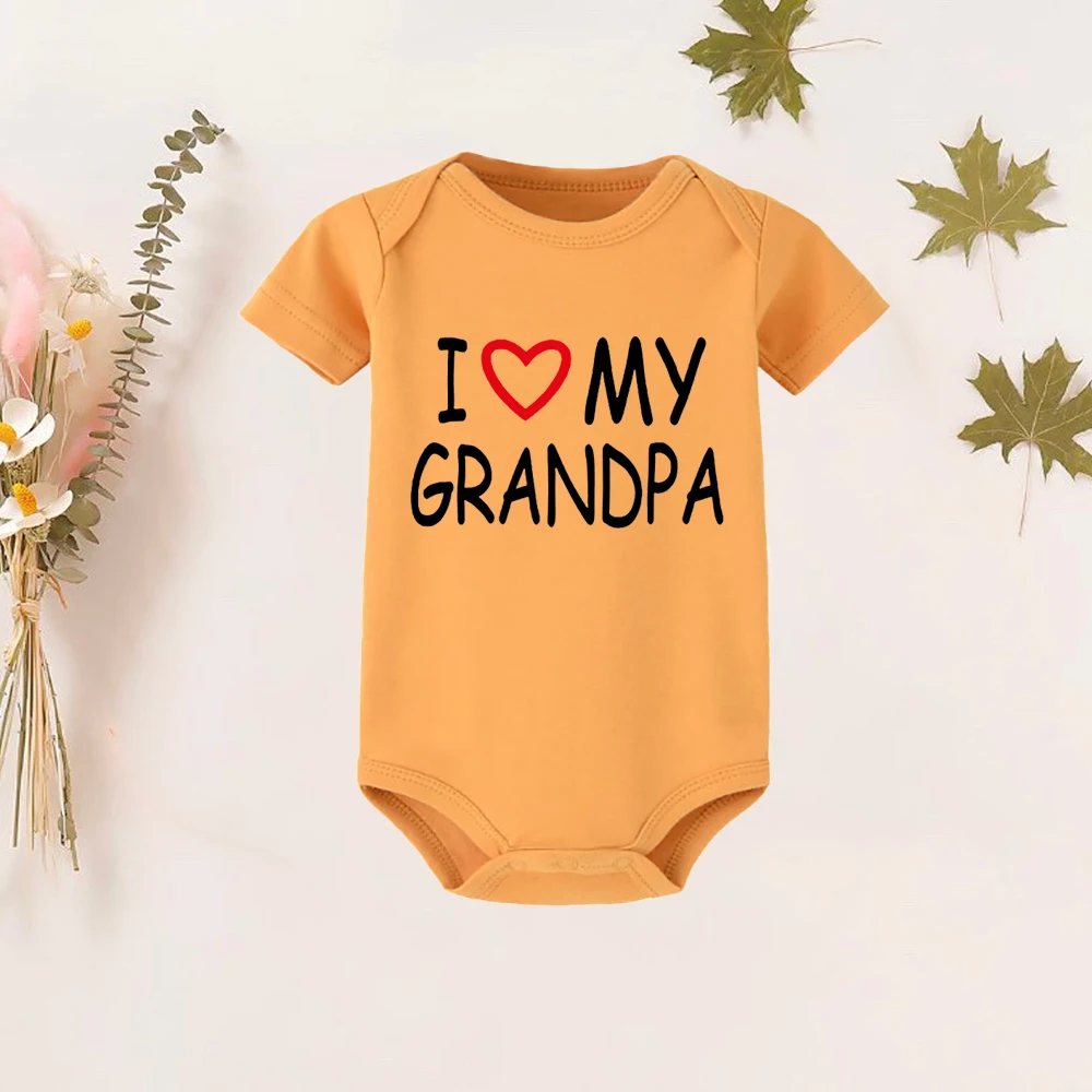 Monos para ni&ntilde;a peque&ntilde;a, ropa de verano para beb&eacute; reci&eacute;n nacido, Pelele de algod&oacute;n, disfraz de Love Papa para reci&eacute;n nacido, ropa para ni&ntilde;o-3