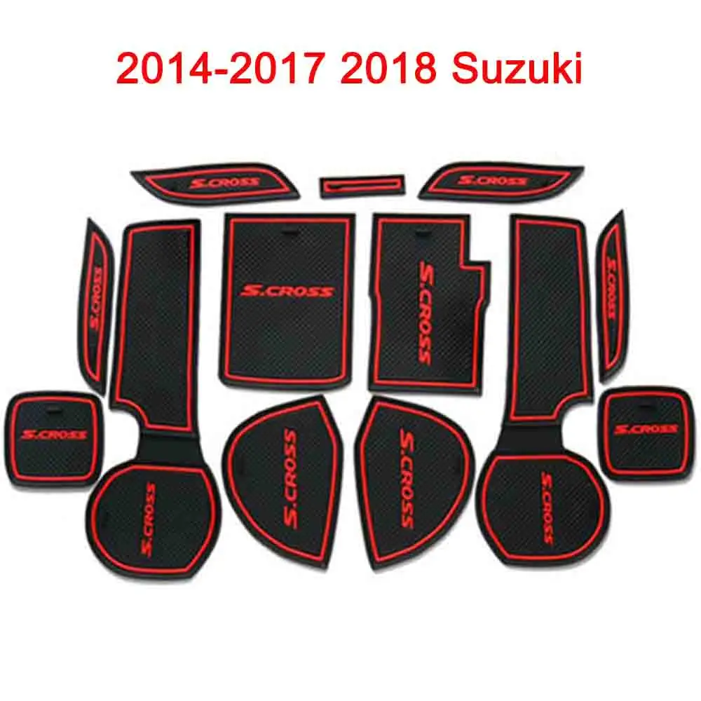 13 шт./лот Стайлинг автомобиля латексный дверной коврик с желобом автомобильные