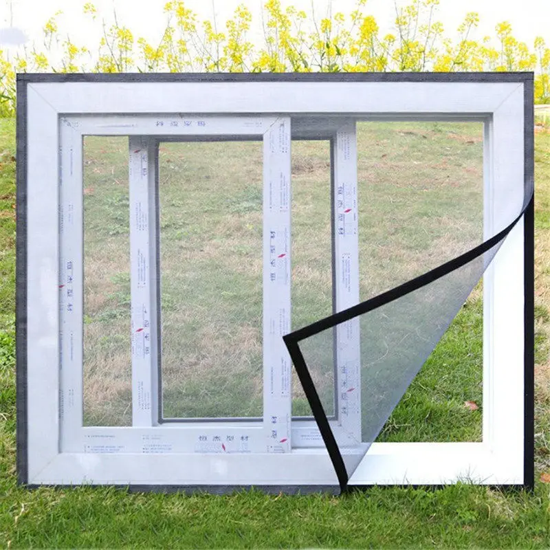 

Zipper Mosquito Net, Window Mosquito Net Velcro Anti-mosquito Netting Custom Anti-mosquito Screen Window Size Can Be