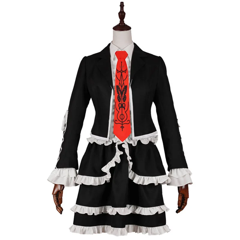 

Cartoon Danganronpa Yasuhiro Taeko Anime Cosplay Costume Fashion Soft Casual Dress Plus Size Stage Performance Role Playing Sets