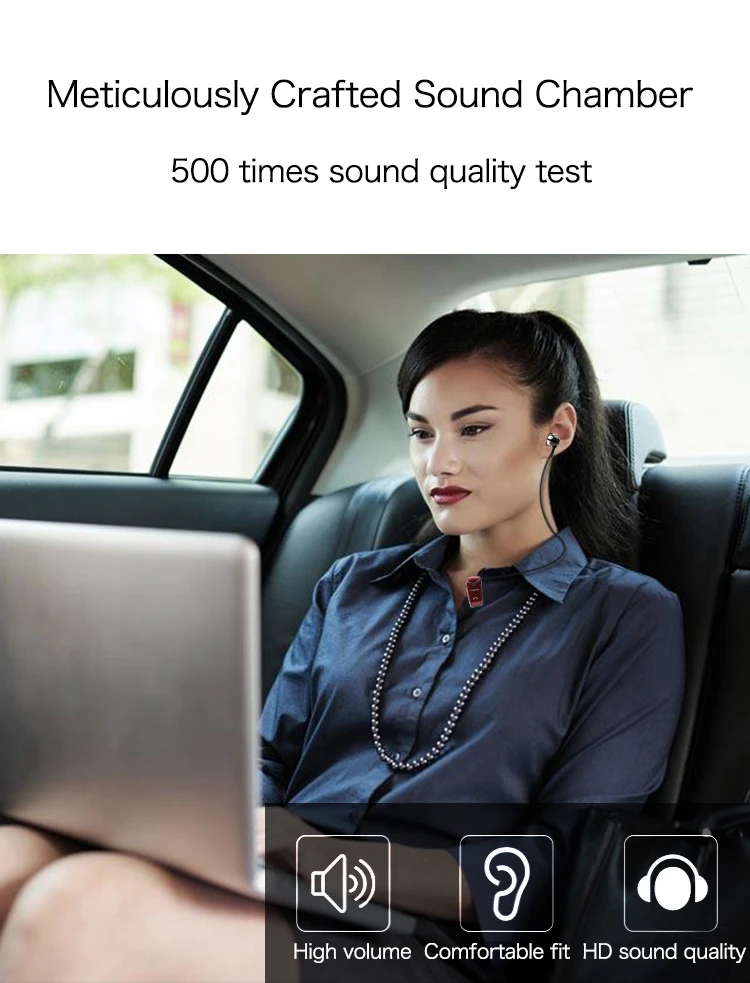 FINEBLUE F-V2 беспроводные наушники Bluetooth Handsfree наушники гарнитура звонки напоминают о цифрах носить пульт на прищепке для телефона с микрофоном