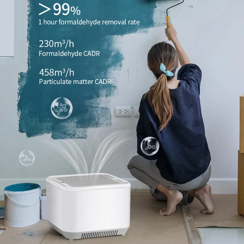 

Air Purifiers for Home Allergies Pollen Dust Smoke Pet Hair, Up to 10m,Sleep Mode, Ozone Free, 20dB Quiet Air Cleaner f
