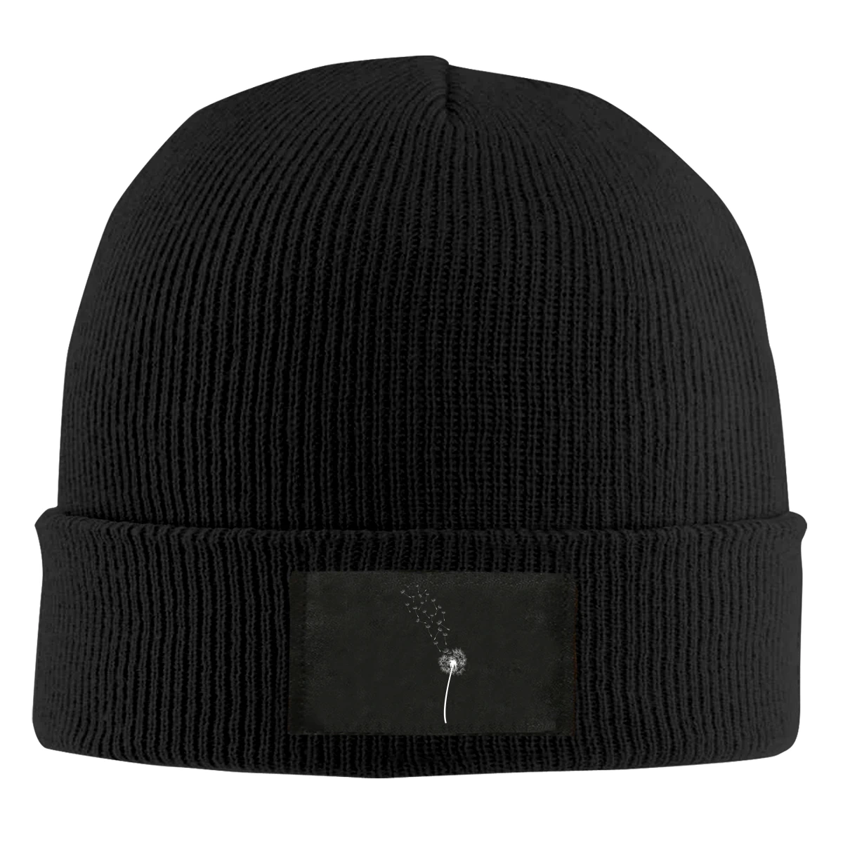 

Dandelion Beanie Hats For Men Women With Designs Winter Slouchy Knit Skull Cap