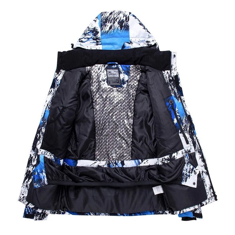 Новинка зимний спортивный мужской лыжный костюм для улицы комплект катания на