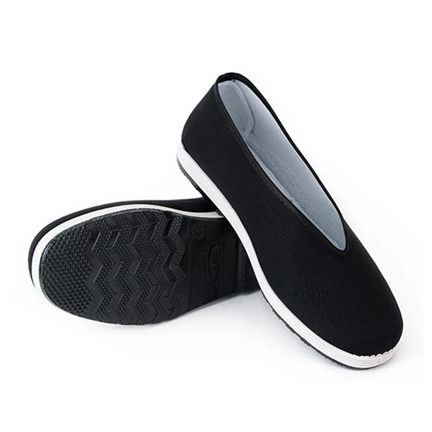 Мужские ботинки кунг-фу в традиционном китайском стиле черные Брюса Ли тайчи