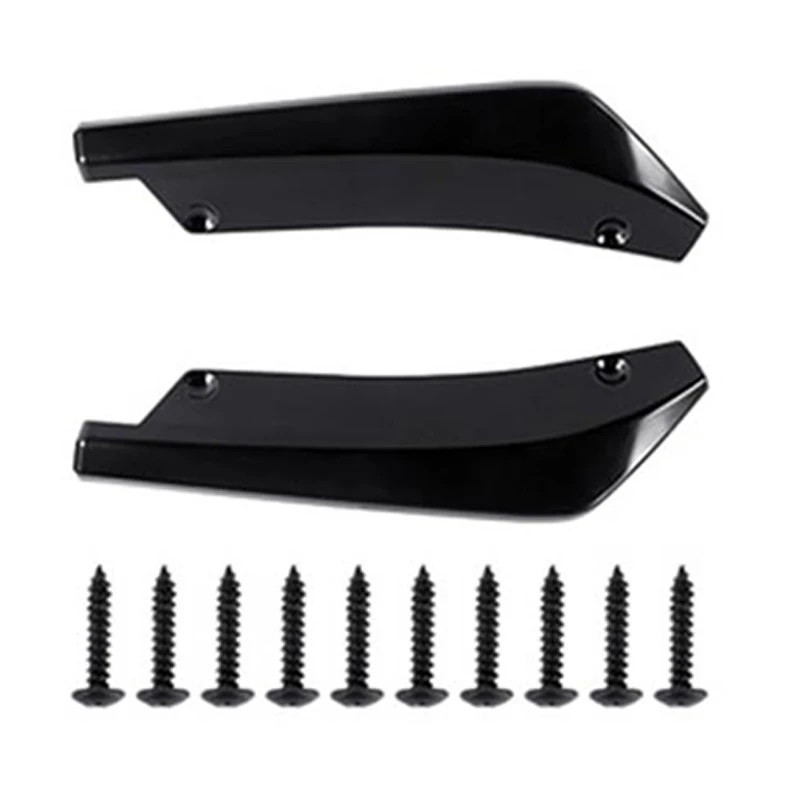 Универсальный черный бампер для автомобильного стайлинга защитный спойлер губ