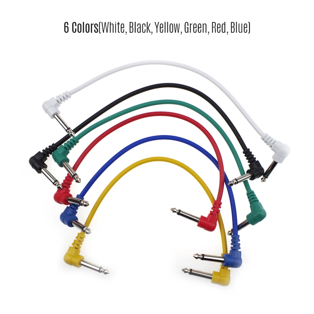 Соединительный кабель с эффектом электрогитары 6 цветов провод аудиокабель шнур