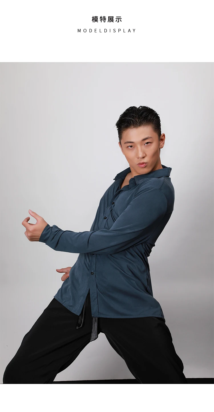 Zymdancstyle штаны для сна?# MSK01 Мужская одежда для латинских танцев, эластичный пояс, стандартные брюки для бальных танцев