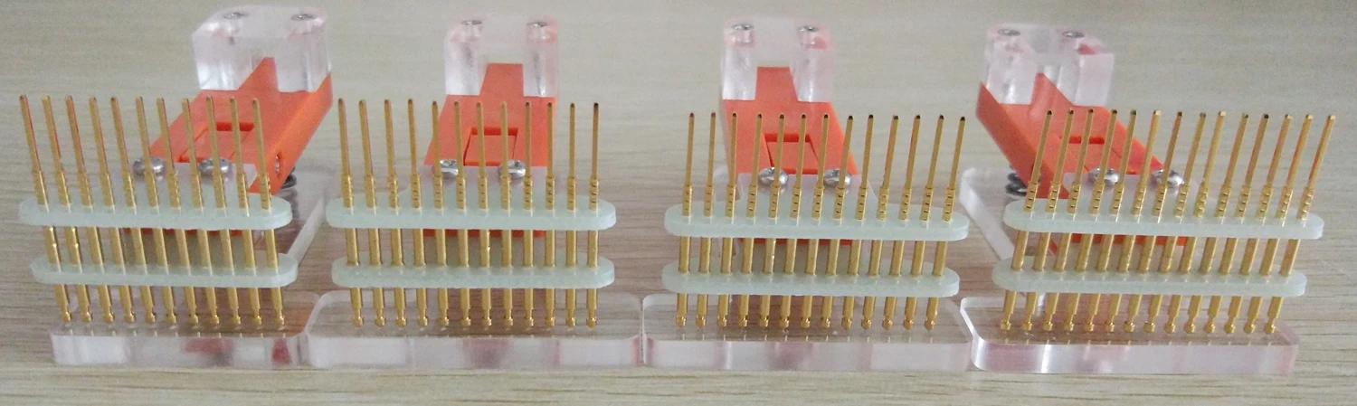 Зажим для обжига зажим зажима зонд пружинный штифт 2 54 беспроводной интервал 45