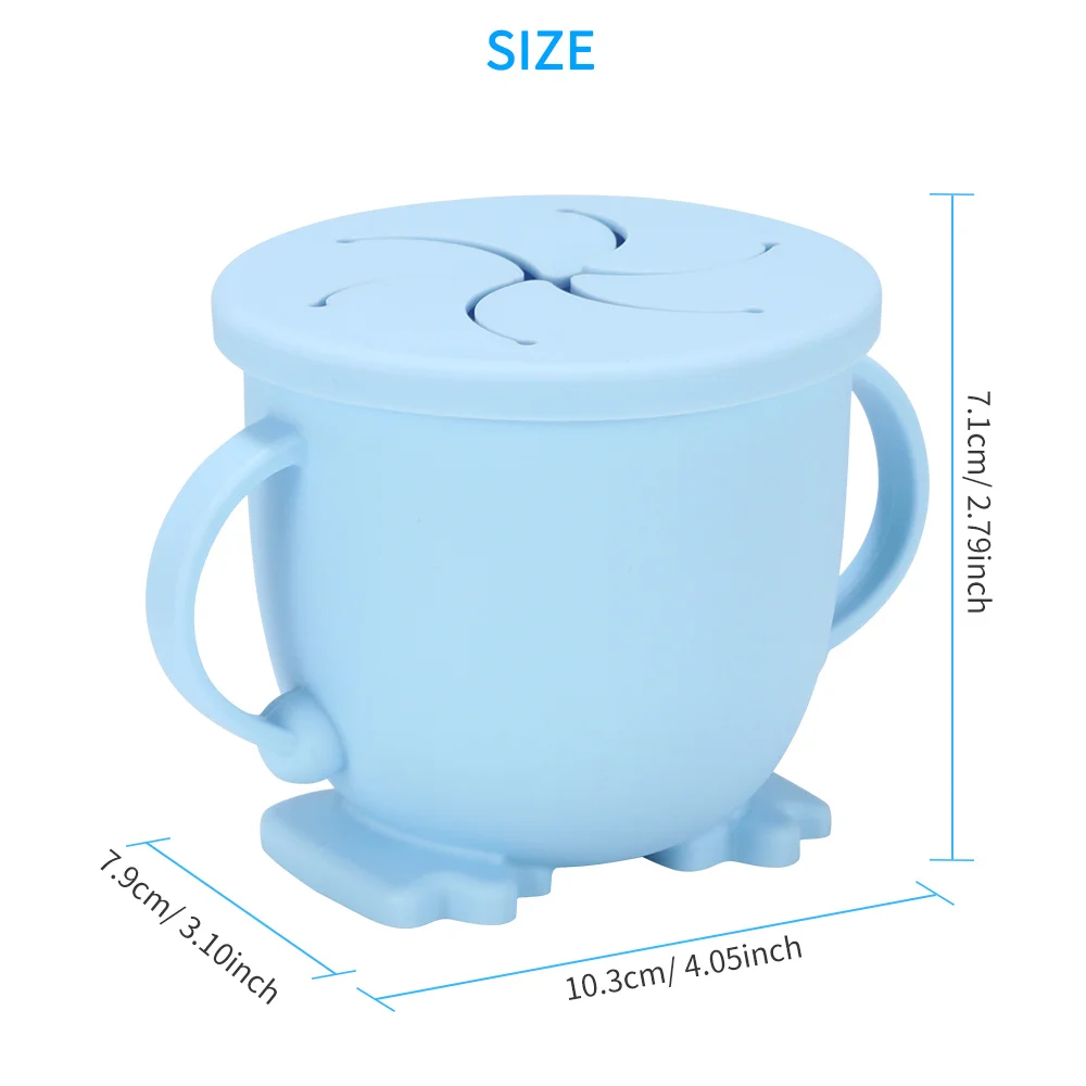 

200ML Baby Feeding Cup With Handle Silicone Snack Dishes For Toddlers & Kids With Silicone Baby Trainer Cup