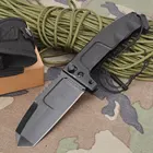 Нож складной с алюминиевой ручкой, тактический клинок N690 Rao Knives, для охоты, кемпинга, выживания, повседневного использования, кухни, фруктов