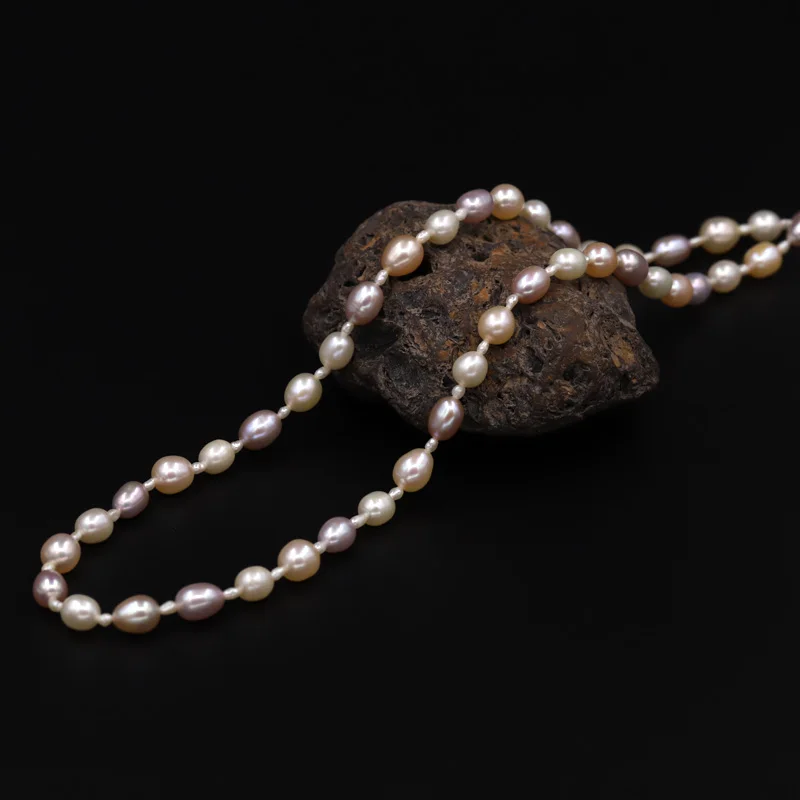 

Ожерелье VONNOR из натурального пресноводного жемчуга, цепочка, модные ювелирные изделия, Женское Ожерелье-чокер, подарки для женщин и девушек