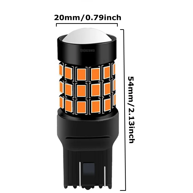 2PCS New T20 7443 W21/5W High Quality Super Bright 1500LM LED Car Brake Lamp Turn Signal Auto Parking Bulb Daytime Running Light |
