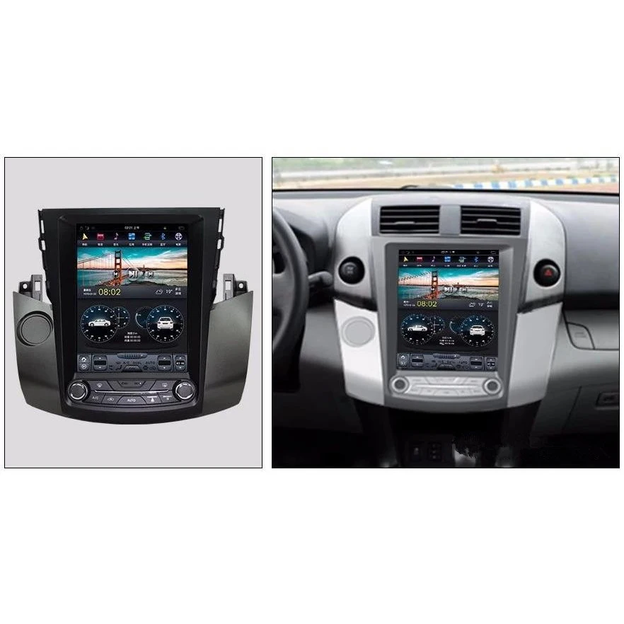 Автомобильная система CHOGATH с вертикальным экраном 10 4 дюйма Android 7 1 2 + 32 ГБ памяти GPS