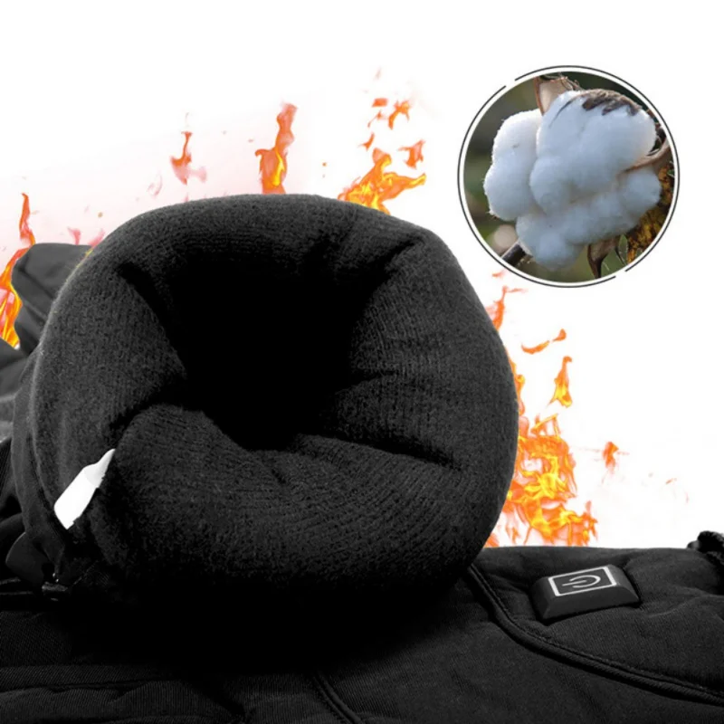

1 Pair Winter Thermal Gloves Waterproof Electric Heated Gloves Battery Powered For Ski Climbing Heating Gloves