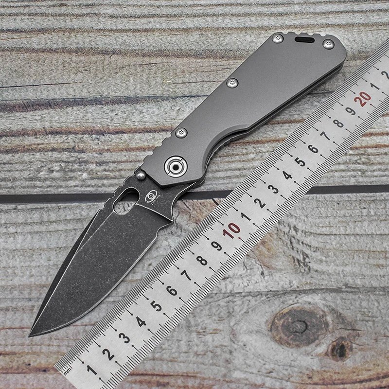 Нож складной из титана с титановой ручкой и лезвием M390 | Инструменты