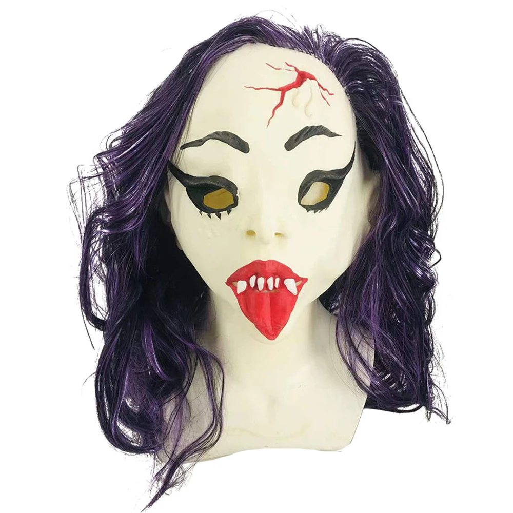Halloween Party Horror Evil Demon Latex Mask Cosplay Costume Props Scary Funny Jester Masks |