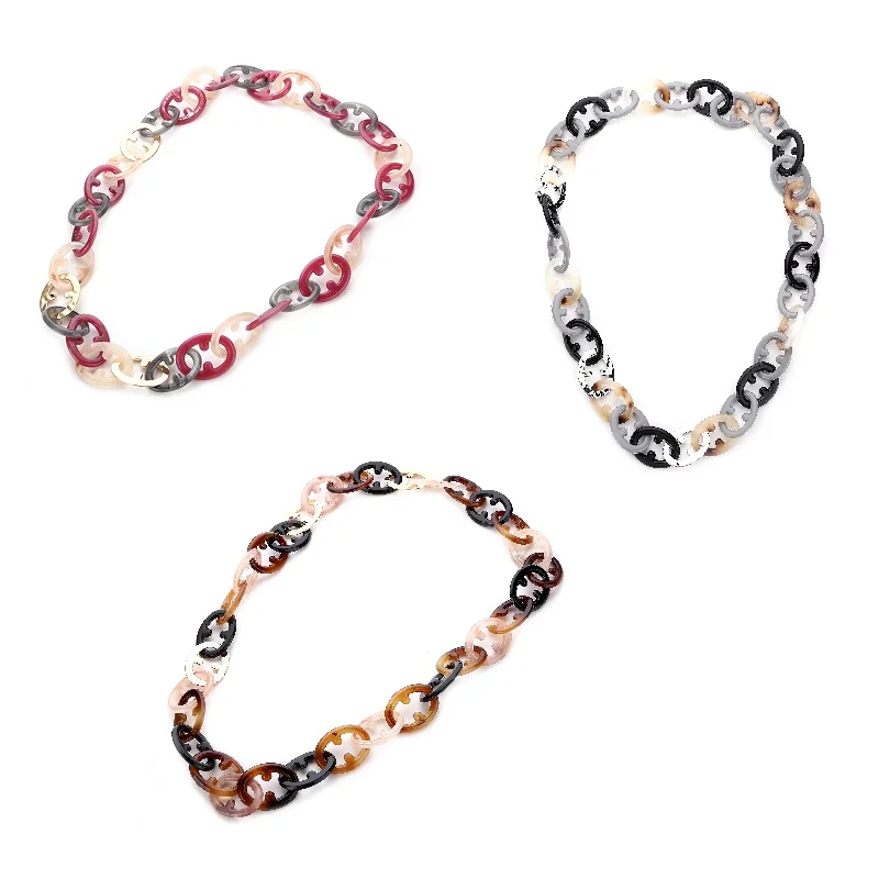 Комплект из колье и серёг акриловой смолы|sets jewellery|fashion setset fashion |