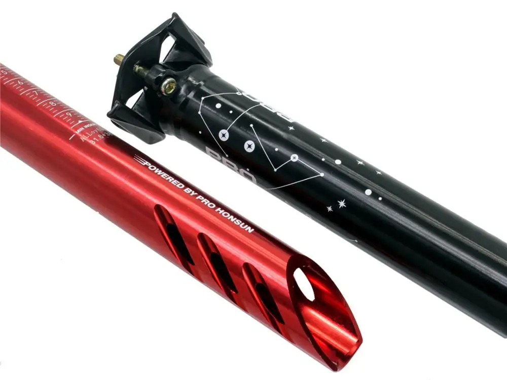 Полный CNC велосипед Подседельный штырь красочные DH XC MTB дорожный 27 2/30 8/31 6 мм * 380