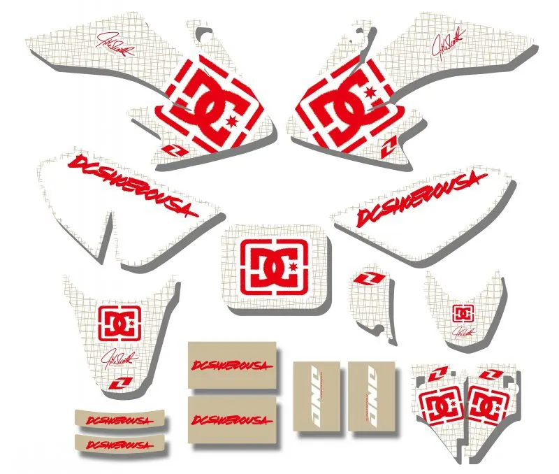 

Графика и фон наклейка Наборы для Honda CRF50 CRF50F 2004 - 2012 2006 2007 2008 2010 2011 CRF 50 50F