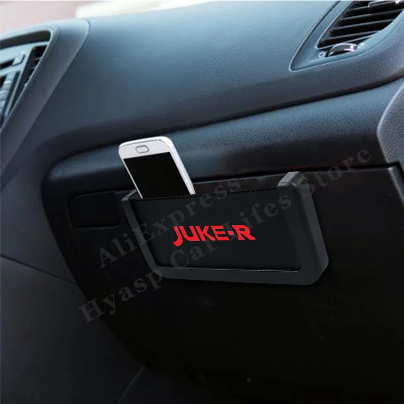 car organizer box for nissan juker accessories auto mobile phone holder pocket pu leather interior parts free global shipping