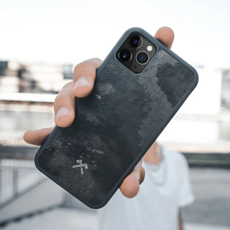 Чехол из натурального камня для iphone 11 карбоновый полноразмерный чехол pro max X XS