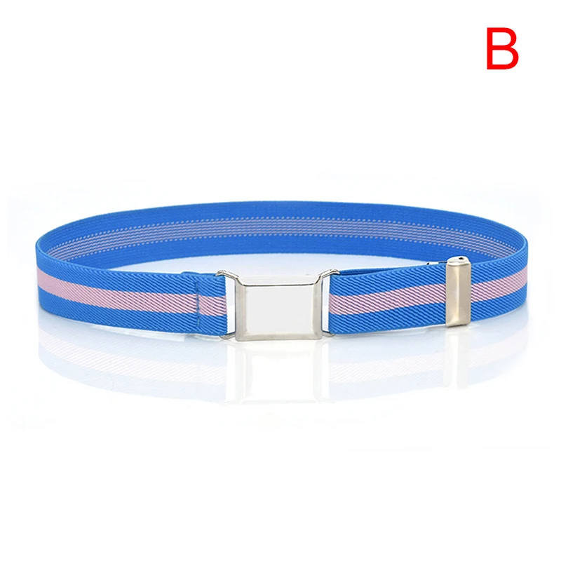 

Adjustable Belt Kids Children Stretch Elastic Canvas Waistband Easy Buckles Belt