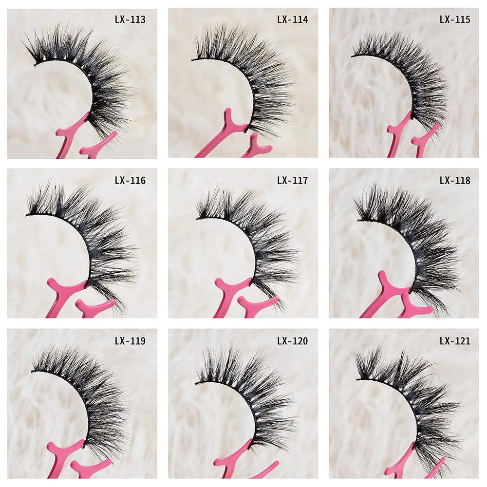 

LASHWOODS 3D Mink Lashes False Eyelashes Makeup Cross Thick Volume Fluffy Dramatic Eyelash Extension Multilevel Mink Eyelashes