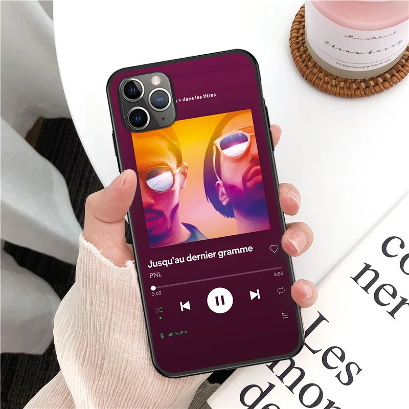 

music player PNL DIY Transparent Soft Phone Case For iphone 11 12 Pro Max SE 2020 6s 7 8 Plus X Xs Max Xr Cartoon Silicone Cover