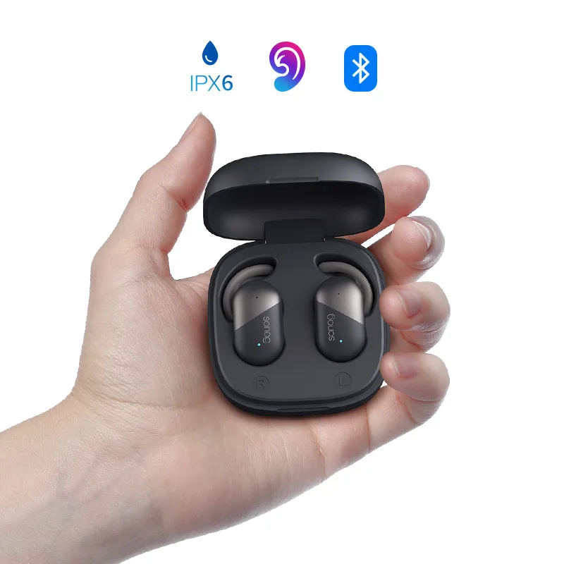 Наушники Sanag P5 с распознаванием отпечатков пальцев Bluetooth 5 0 TWS IPX56 бинауральные