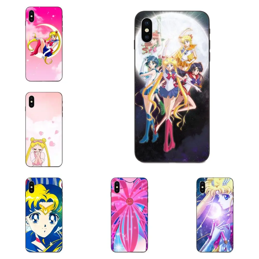 Рисунок ТПУ для Xiaomi Redmi Note 3 S 4 4A 4X 5 5A 6 6A 7 7A K20 Plus Pro S2 Y2 Y3 Sailor Moon Anime Classic | Мобильные