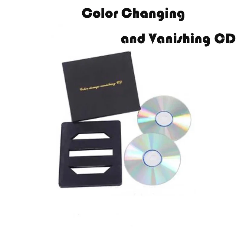 Сменные цвета и исчезающие компакт-диски волшебные трюки сценические иллюзии