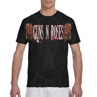 printer guns n roses black t shirt fashion femalemale tops t shirt guns patch ladiesmens t shirt