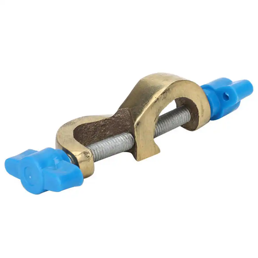 Зажим-зажим для инструментов стойки-реторты синего цвета |